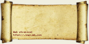 Janko Mečanin vizit kartica